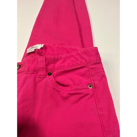 Vineyard Vines Hot Pink Women’s Pants Straight Leg Barbiecore size 6 - Picture 10 of 11